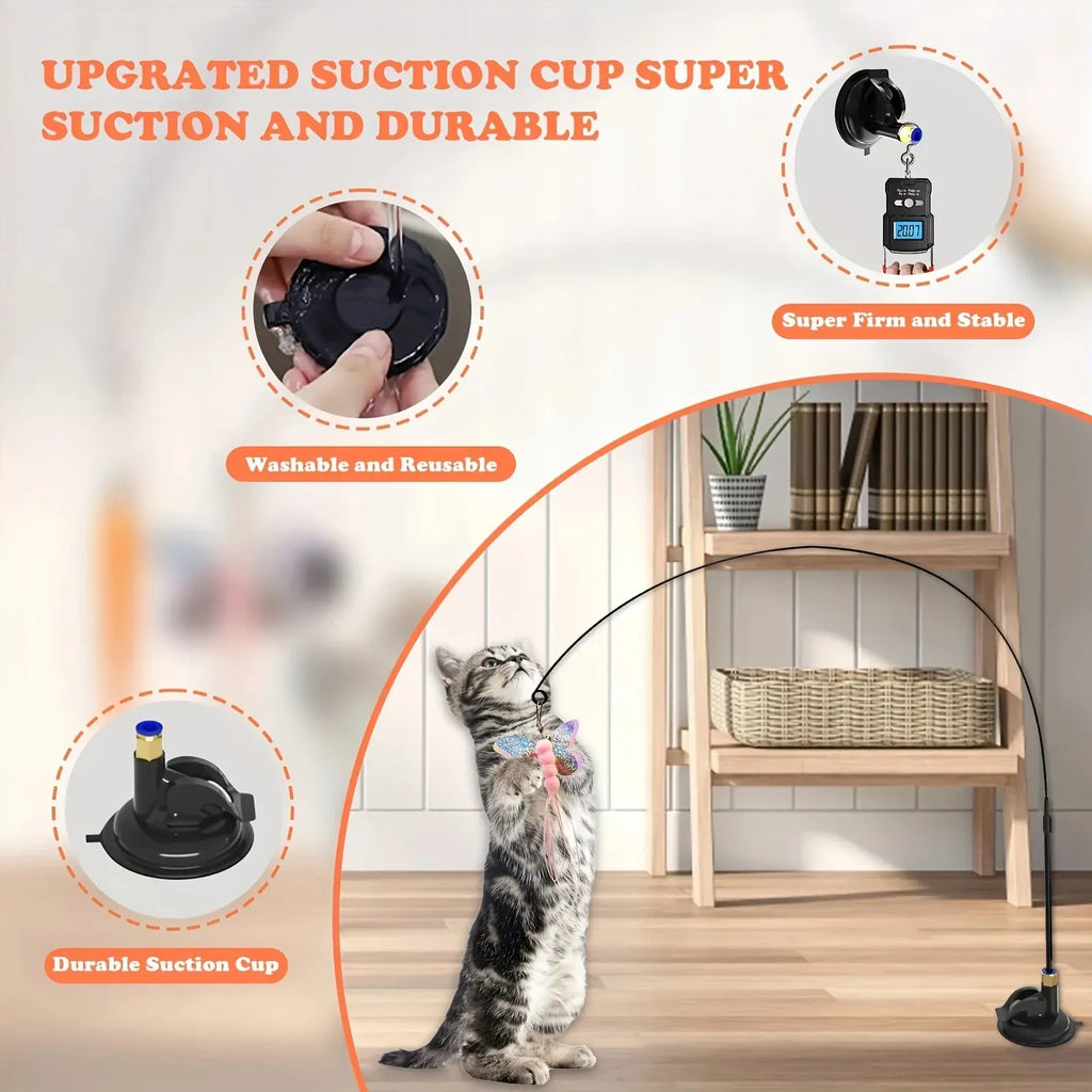 Interactive Cat Teaser Toy – Fun & Exercise
